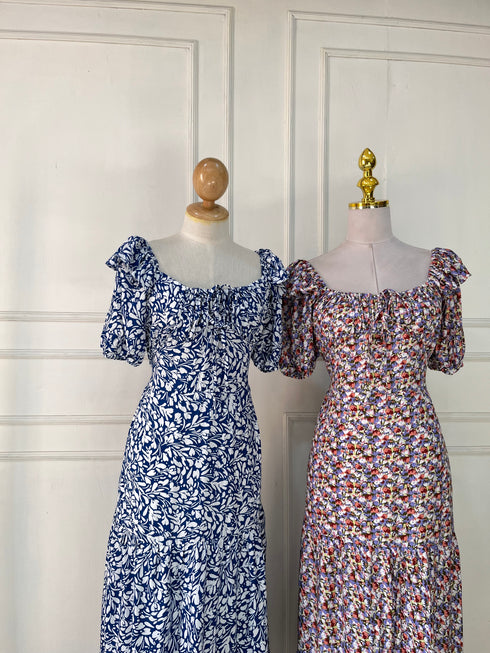 Spring Cotton Floral Dresses